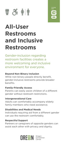 All-User Restrooms and Inclusive Restrooms